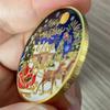 1 Stück Souvenir-Münze Frohe Weihnachten Gedenkmünzen Sammlung Metallhandwerk