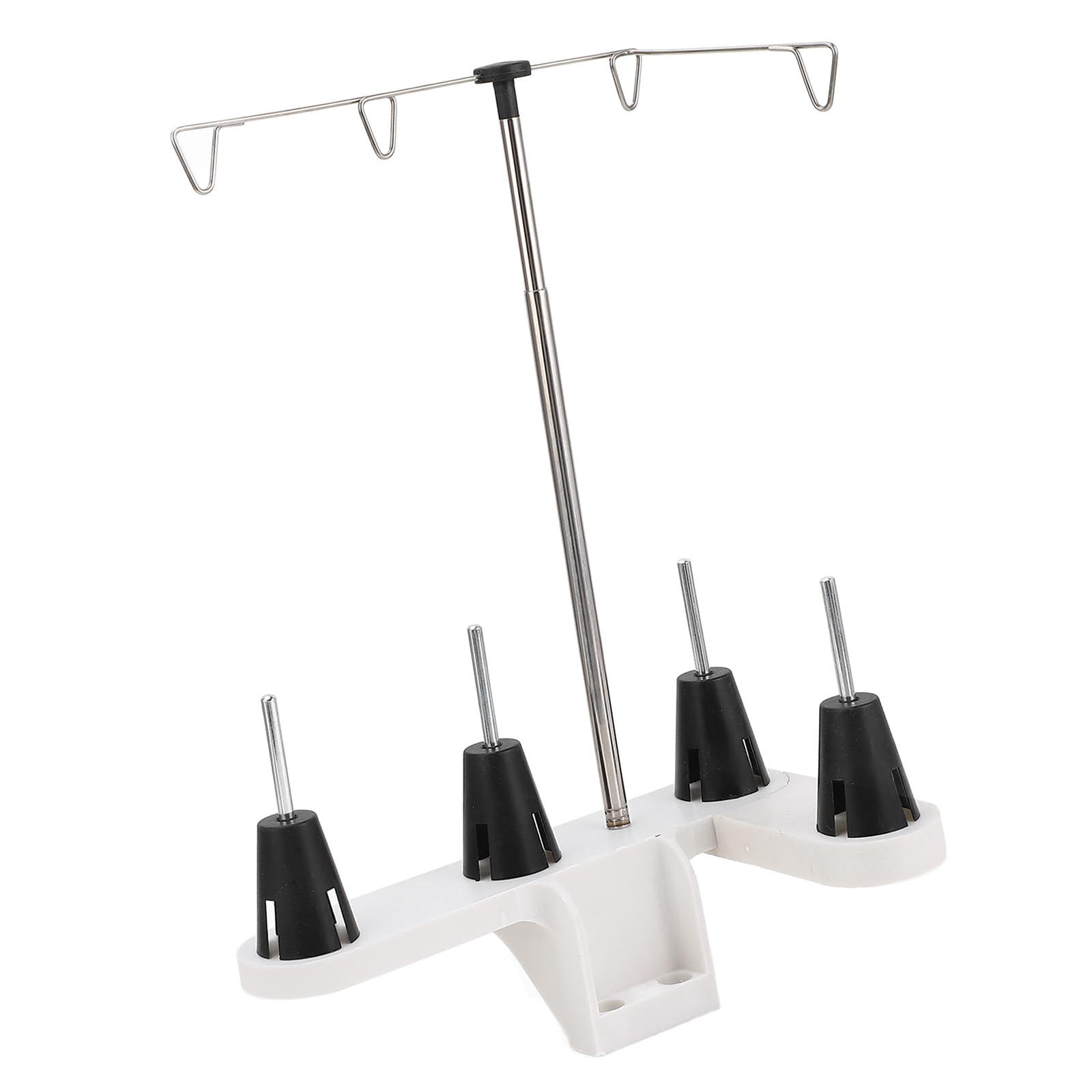 Держатель катушки ниток Подставка для швейных ниток Держатель для 4 катушек Держатель рулона ниток для вышивальных и швейных машин