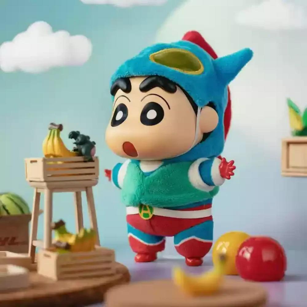 TOPTOY Crayon Shin-chan Anzieh-Party Serie Vinylgesicht Plüsch Blind Box Niedlicher Anhänger Anime Figuren Puppe Überraschungsbox