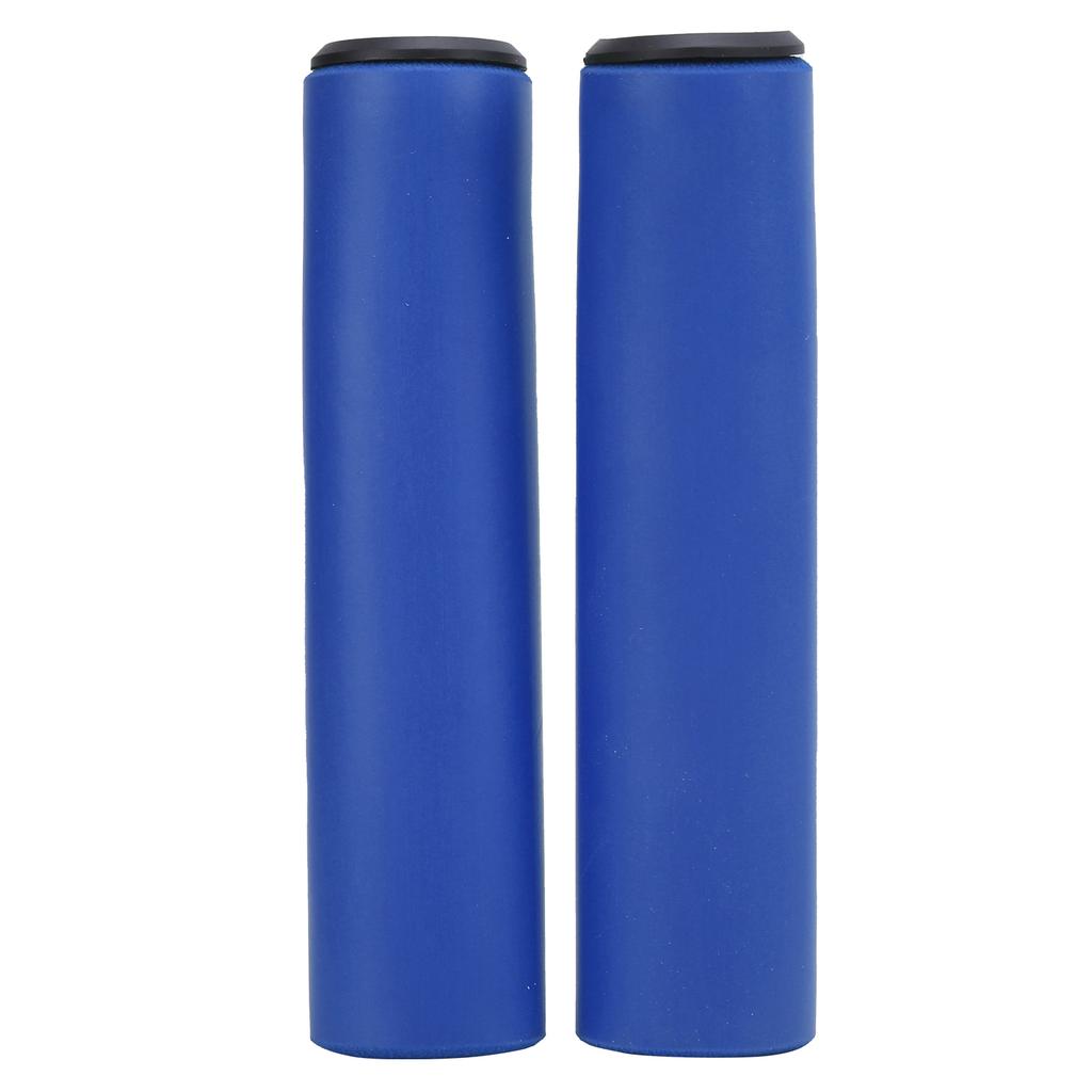 30g 1 Pair Lightweight Silicone Handlebar Sleeve for MTB Anti Slide Foam Handlebar Sleeve Bleu