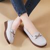 Women Moccasins Leather Shoes Driving Comfort Flats Casual Loafers Walking Maternity Shoes for Girl