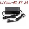 43.8V 3A Smart Battery Charger for 10Series 43.8V 37V Life Po Battery Charger XT60 Fast Charging