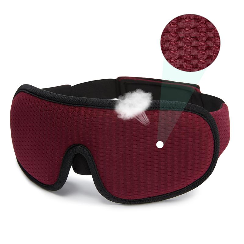 New Brand 3D Sleeping Mask Block Out Light Sleep Mask For Eyes Comfortable Blindfold Sleeping Aid Eyepatch