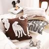 Brown Vintage Throw Pillow Sophisticated Sofa Throw Pillow Set Simple Bedside Cushion for Bedroom Decorative Throw Pillow