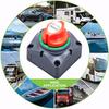 Spurtar Car Battery Disconnect Switch 12V 24V 48V 1-2-Both-Off Battery Kill Switch Power Cut Off Shut Off Waterproof Isolator For Marine Boat Car ATV