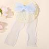BABY BOWS 1Pcs Fairy Ribbon Bow Hair Clip Gradient Color Gauze Lace Edge Ponytail Hairgripes Women Girls Hair Accessories