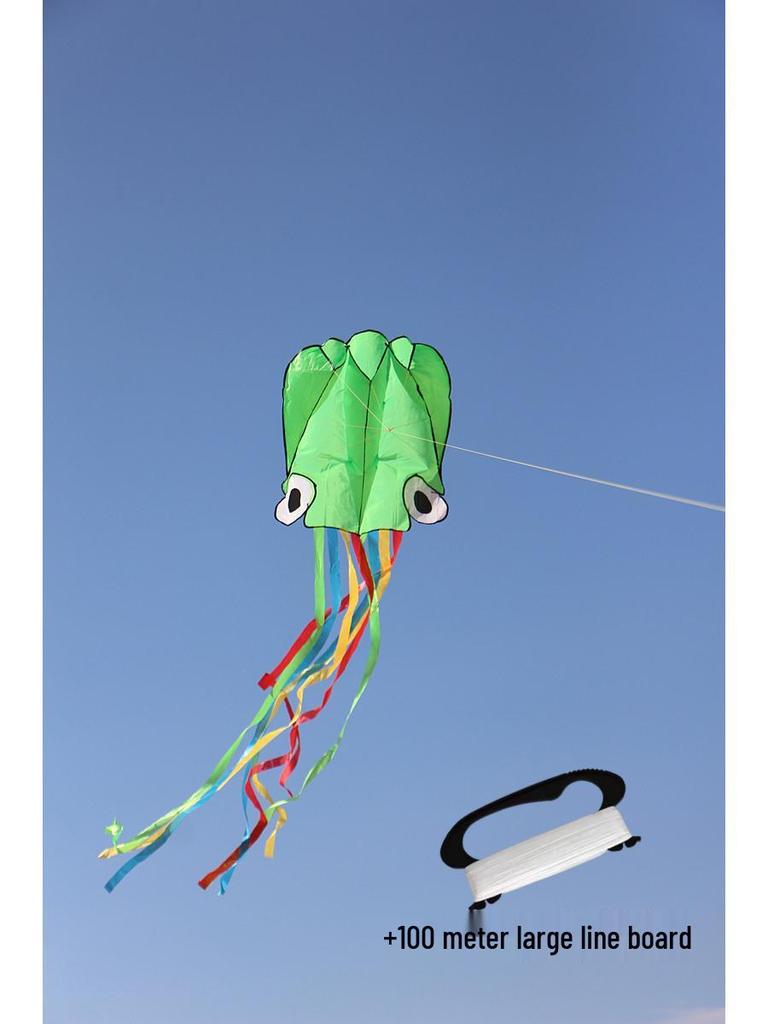 Pipa Polvo Infantil Macio Sem Varetas de 4 Metros - Cauda Múltipla, Fácil de Voar, Design de Cauda Longa