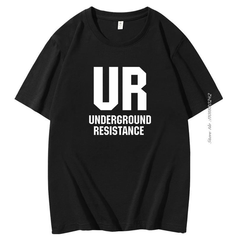 Underground Resistancedetroit Technopioneersjeff Millsrobert Hoodacid House Hot Summer Short Sleeve Tshirt Mens Clothes