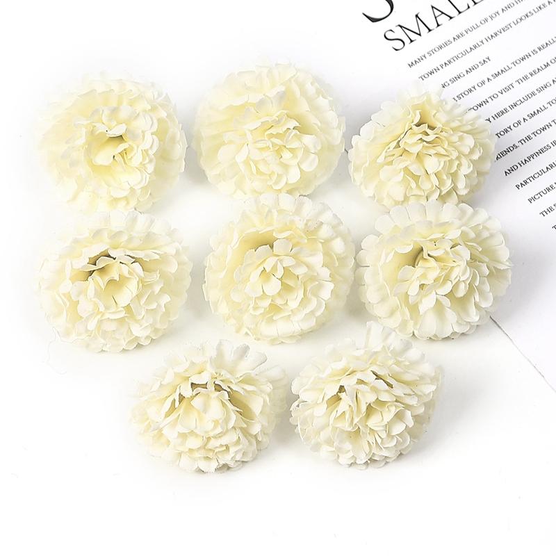 10/20Pcs Artificial Hydrangea Flowers 3cm Silk Fake Flower For Home Decor Garden DIY Bride Wedding Decoration Wreath Accessories