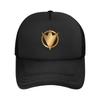 White Tiger Power Rangers  Trucker Hat Adult Vintage  Mesh Baseball Cap Polyester Breathable Sports Cap