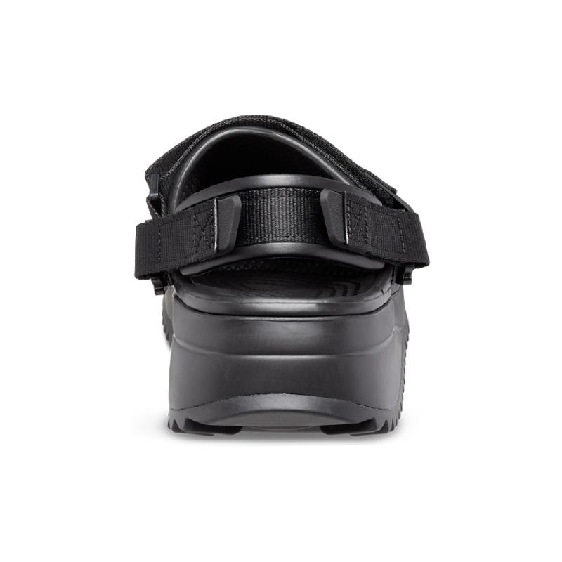 Crocs Classic Hiker Thick-Soled Holey Sports Sandals Unisex Black