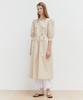 Sinun Shirt Long Dress (Beige)