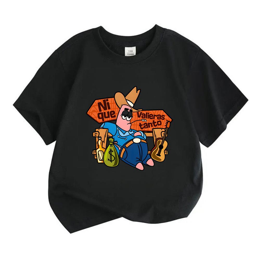 Kids Boys Girls 100% Cotton Crew Neck Short Sleeve T-Shirt,