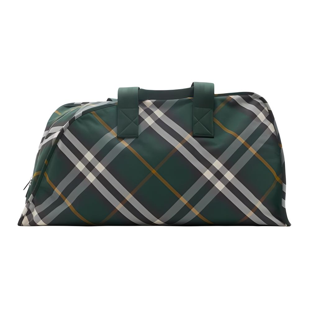 

Burberry Check Pattern Zipper Closure Nylon And Calfskin Tote Travel Bag Men Bags Ivy 80834391 Basic Set (Bag+Dust Bag)