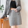 MOKANA Women's Elegant Long Sleeve Knit Cardigan & Skirt Set