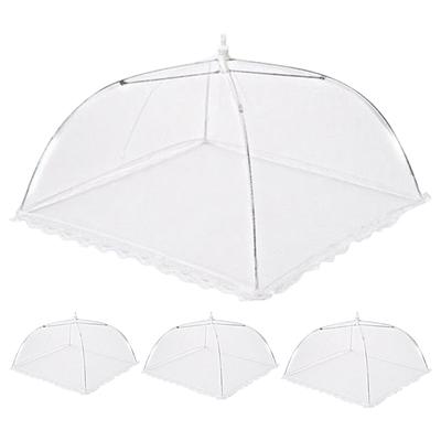 Faltbarer Haushalts-Mesh-Lebensmitteldeckel, atmungsaktiver Mehrzweck-Lebensmittelschirm, leichte Küchenhelfer für den Innen- und Außenbereich