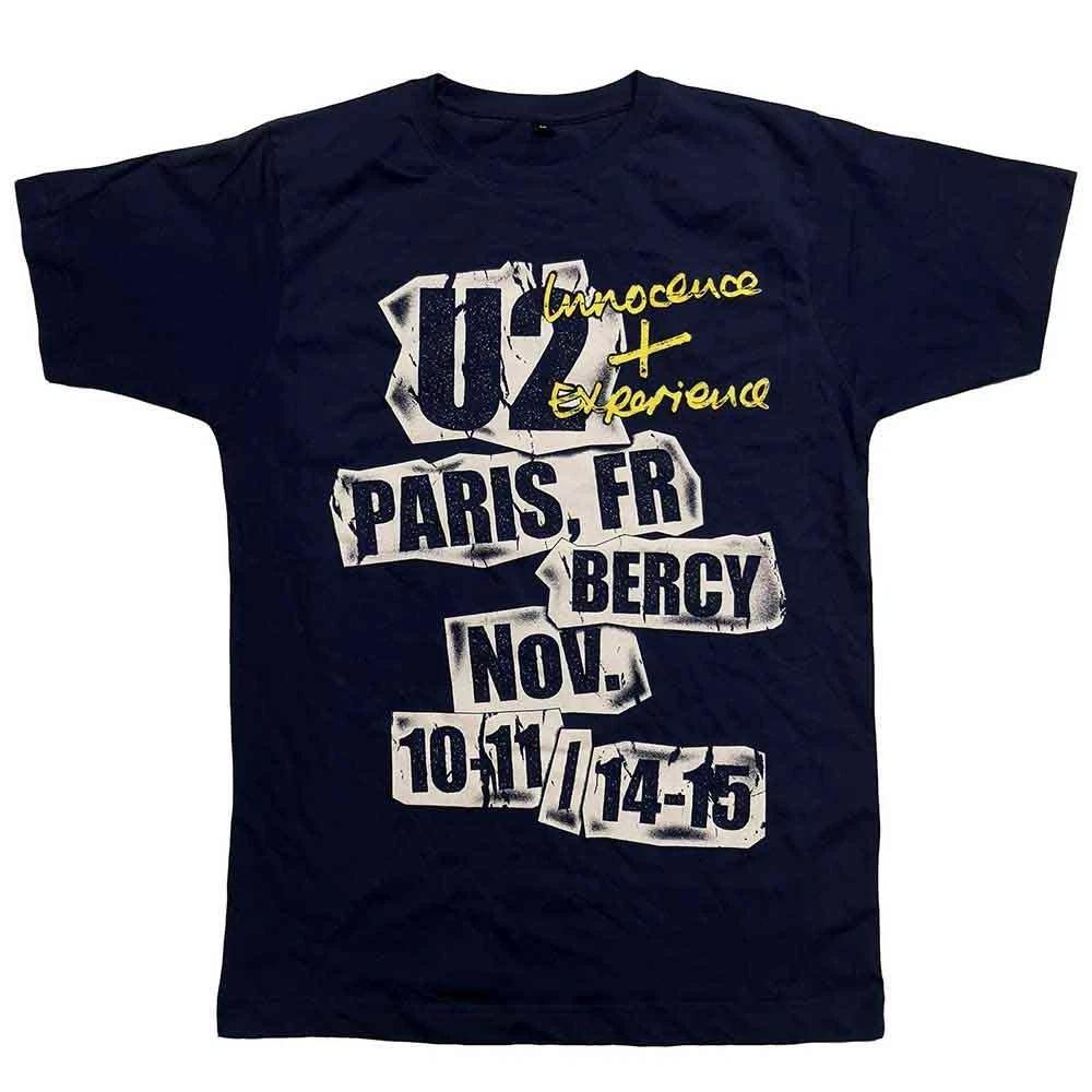 U2 I+E Paris Event 2018 Authorized Mens T-Shirt S