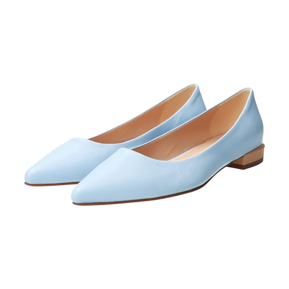 

Fabio Rusconi Women s Pointed Toe Color Heel Pumps F21106 Blue Size 24.0 cm