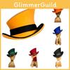 Steam Punk Hat Fashion Ribbon Decorative Hats Cover Head Flat Plush