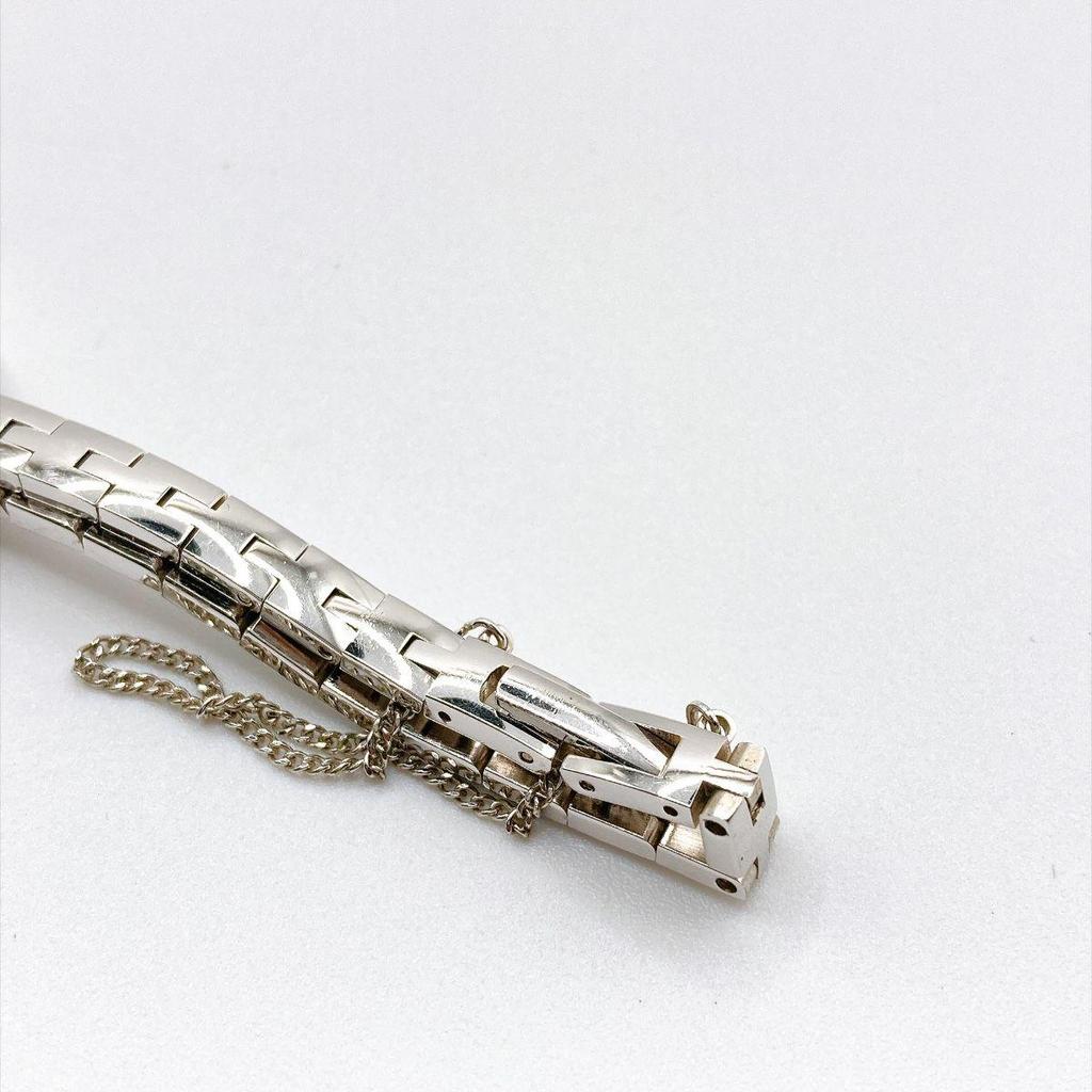 Used 548 SEIKO Ladies Watch Quartz Battery Replaced Working Silver