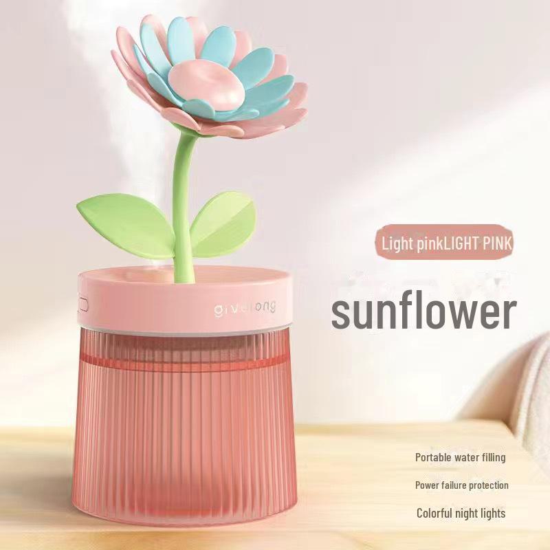 

Увлажнитель воздуха Gardenia USB с ночником для дома, офиса, спальни, автомобиля - большой емкости, настольный распылитель воды