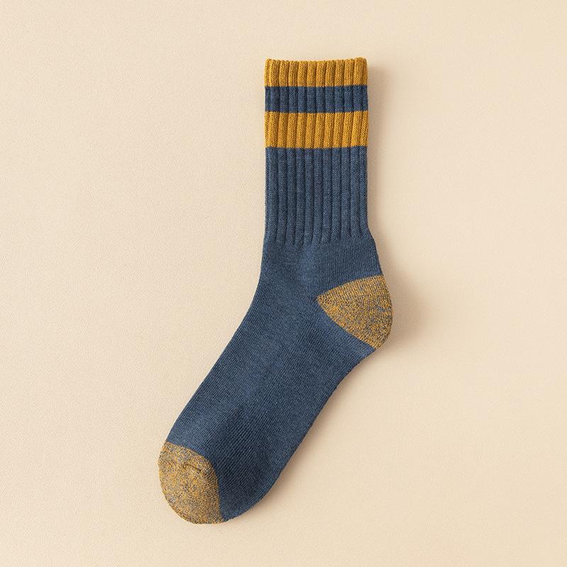 Men's Winter Fleece and Thickened Loop Warm Sports Thigh High Socks