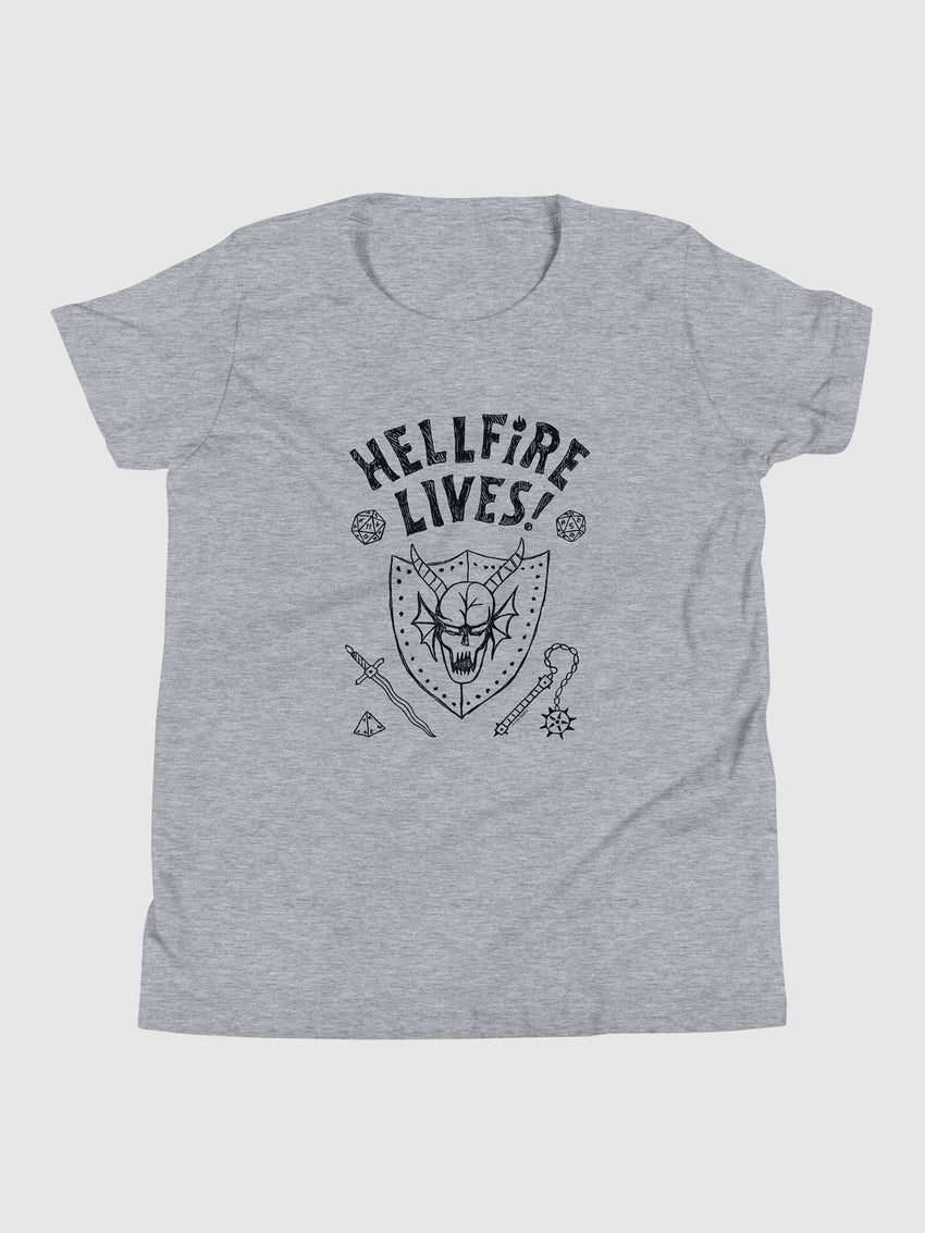 Stranger Things Hellfire Lives Kids T-Shirt S