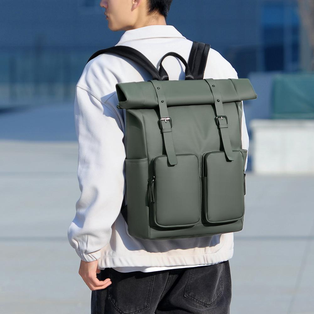 Schoolbag New Travel Multifunctional Backpack Men's and Women's Trend Large Capacity Backpack Fashion Trendy Cool Tooling Style School Bag