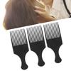 3 Stück Professioneller Haarpick Tragbarer Salon Friseursalon Afro Pick Kamm Haarstyling-Werkzeug