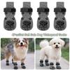 4Pcs/Set Anti-slip Dog Socks Waterproof Pet Paw Protector Portable Dog Foot Cover  Pet Supplies