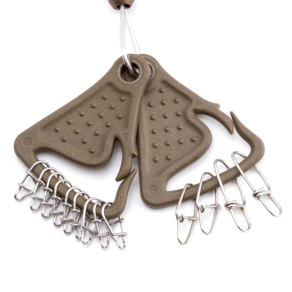 Daiichi Seiko Nobiner S + Snap Holder Dark Earth Carabiner Snap Fishing