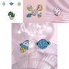 Unique Alloy Cartoon Frog Planet Rocket Brooch Pin Stylish Accessory For Men And Women