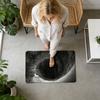 Front Door Mat Indoor Outdoor Entrance, 3D Optical All,Weather Doormat, Optical Rug Ground Crack Rug 3D Rugs, Easy Clean Patio Porch
