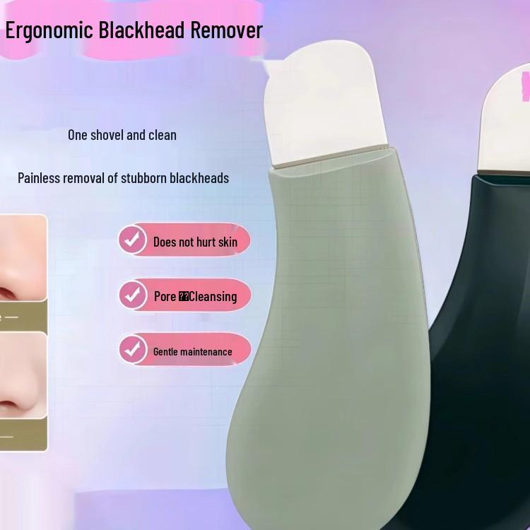 Set de 2 piezas removedor de puntos negros de 0,01 mm y raspador facial limpiador de poros