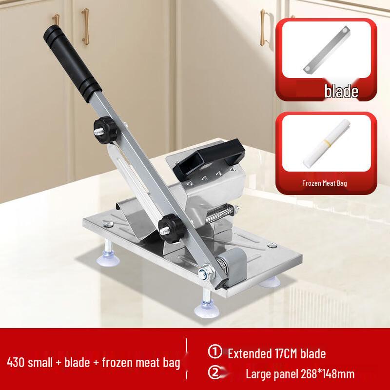 ZISIZ Household Multifunctional Stainless Steel Meat Slicer