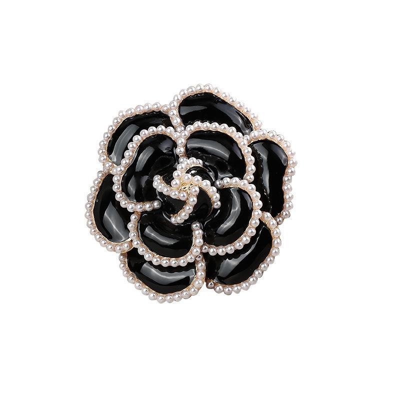 Classic Camellia Brooch - European, American & Korean Style Coat Accessory