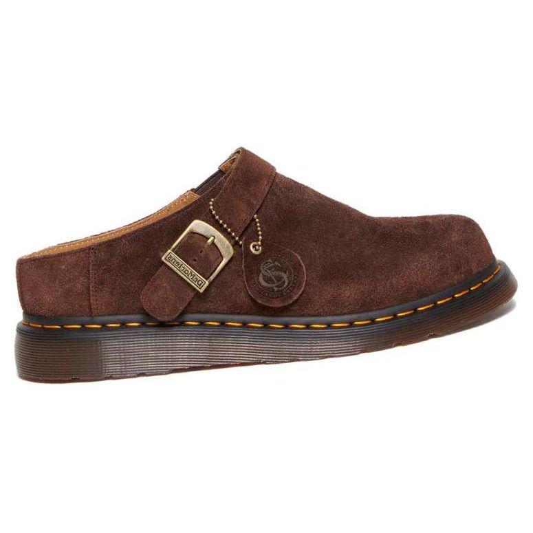 Dr. Martens Isham Suede Shoe Dark Brown Unisex Sneakers 30619201