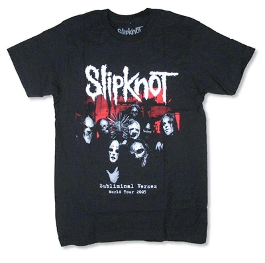 Slipknot-Subliminal Verses 2005 World Tour-2X Black T-shirt XXXXL