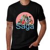 Gesamte Saga T-Shirt Vintage Print Rundhals-T-Shirt
