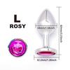 Metal Anal Plug for Women Men Couples Butt Plug Butt Toy Dildo Adult Game Masturbator Anal Diamond Sex Toy for Adult Products