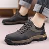 Leather Male Comfortable Flats All-match Walking Shoes Men Breathable Mens Classic Sneakers Lace-Up Men Outdoor Casual Footwear