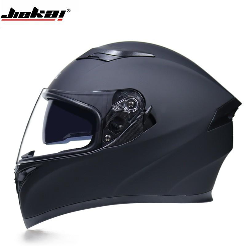 Dual Lens Motorcycle Helmet Off-Road ATV Scooter Riding Full Face Safety Women Men Adult ABS Material