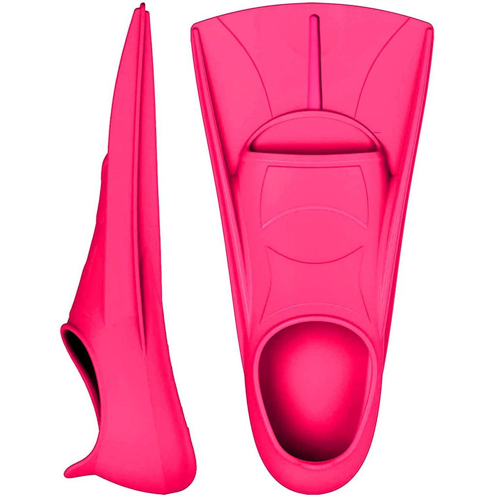 Unisex Silicone Swimming Fins for Freestyle & Breaststroke - Lightweight Short Diving Fins for Adults & Children