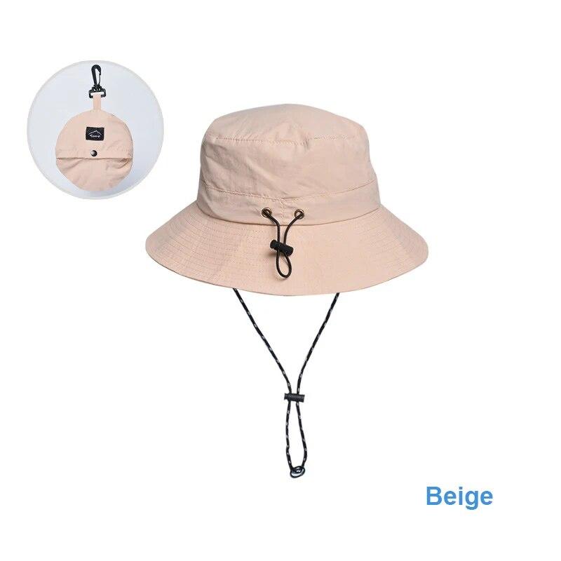 Outdoor Waterproof Bucket Hats Men Women Foldable Fisherman Hat Sun Protection Hat Boonie Hat Camping Hiking Garden Safari Beach
