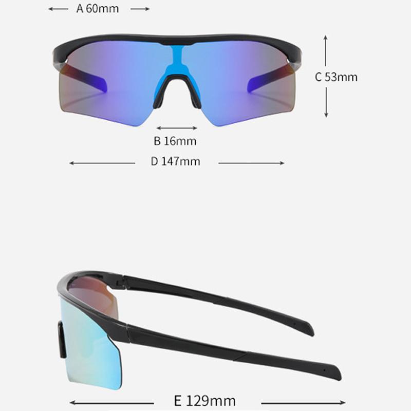 New Sunglasses Outdoor Sports Cycling Glasses Goggles Sports Glasses Men And Women Sunglasses Trend 2422