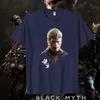 Black Myth Wukong Retro 90's Men's T-shirt Black Myth Wukong Games Unisex Summer Short Sleeve Cotton T-shirt Tops