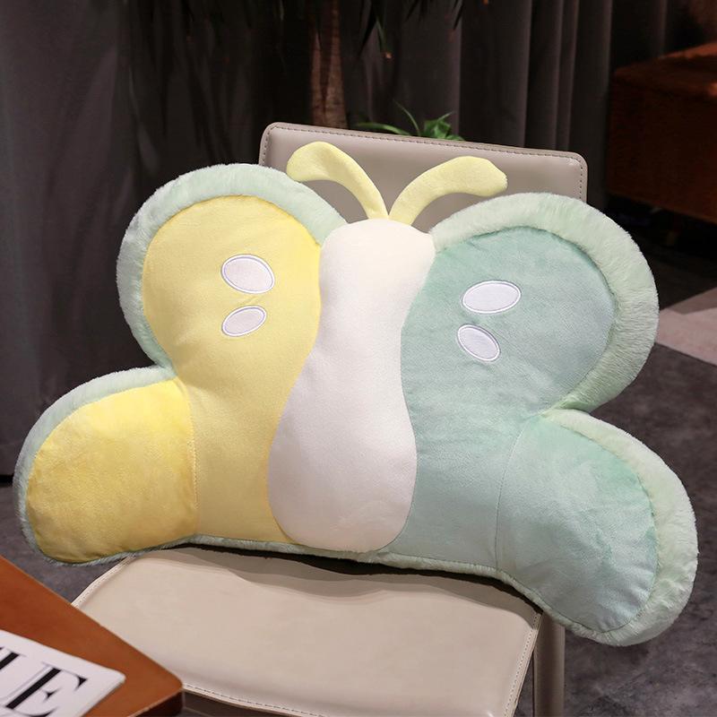 

Мультяшная съемная моющаяся подушка для поясницы в виде бабочки, офисная подушка для поясницы для перерыва на обед, автомобильная подушка для поясницы, подушка для стула для студенческого общежития 40*70cm（1.1kg）