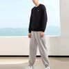 Li-Ning Training Series Solid Fleece-Lined Crew Neck Sweatshirt Men Tops Black AWDRF59-4