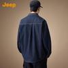Jeep Men's Versatile Denim Lapel Jacket