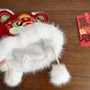 Ear Muffs Children's Lion Dance Hat Thickened Winter Warm Hat Ear Protection Cap  Female/Girls